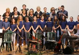 Il coro del Vivaldi nel concerto di fine anno, la scorsa primavera 